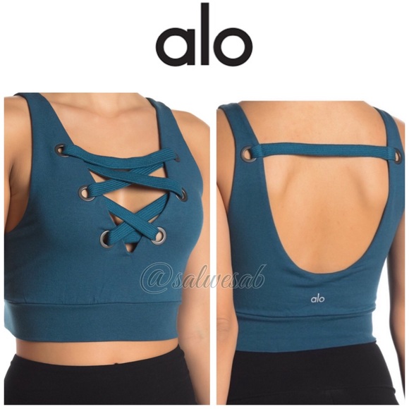 ALO Yoga Tops - NWT NWT Alo Blue Quest Tank
